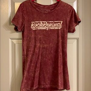 Maroon Rock Revival T-shirt